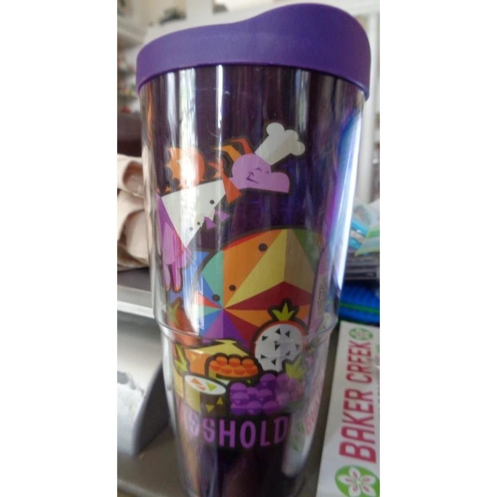 Disney Epcot Food & Wine Festival 2021 Figment Tervis Tumbler with Lid